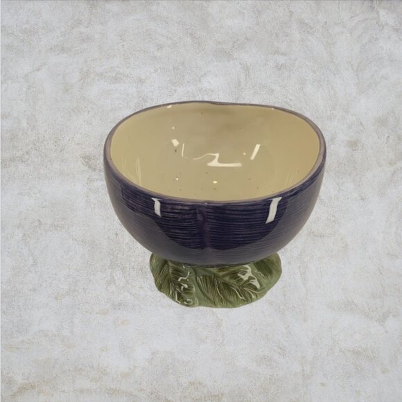 NOBLE EXCELLENCE BOWLS -- Dessert Bowls, Set of 4 Footed Bowls, Fruit Shaped - Picture 3 of 15